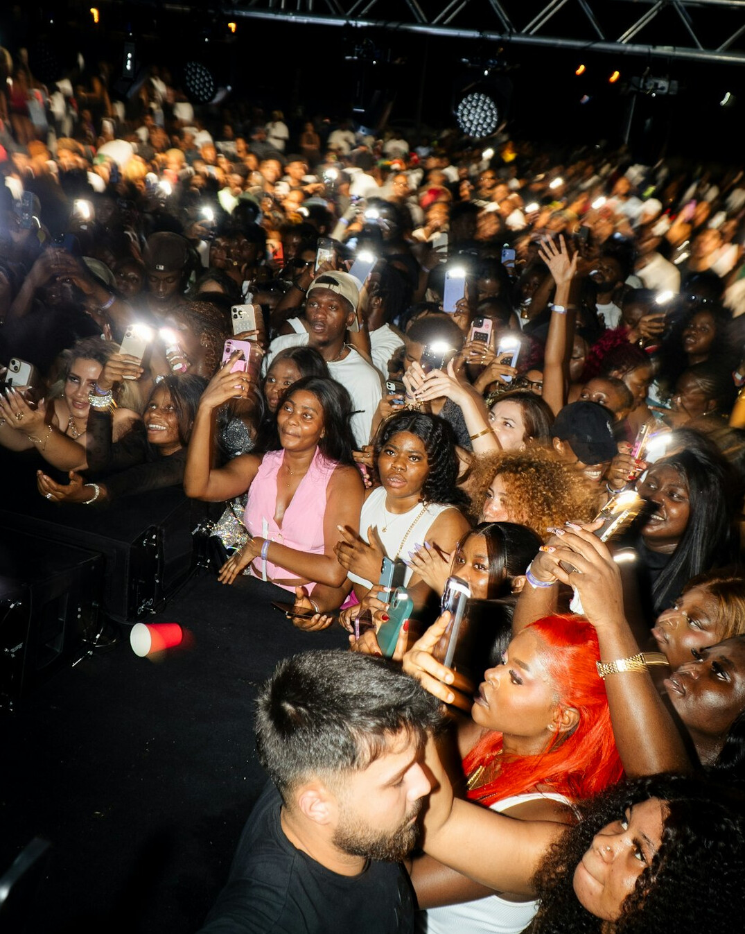 famous exes at event